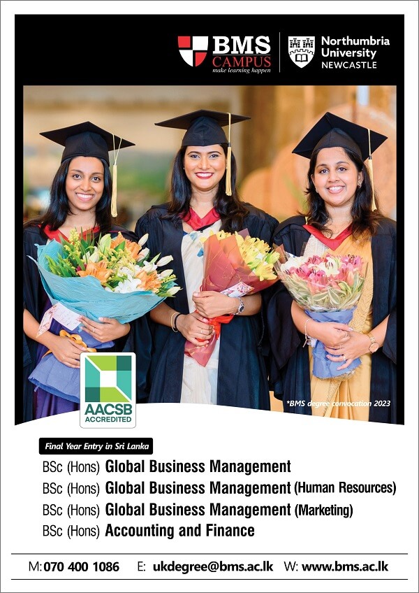 BMS Sri Lanka Graduation | Internal Degree Programs in Business Management